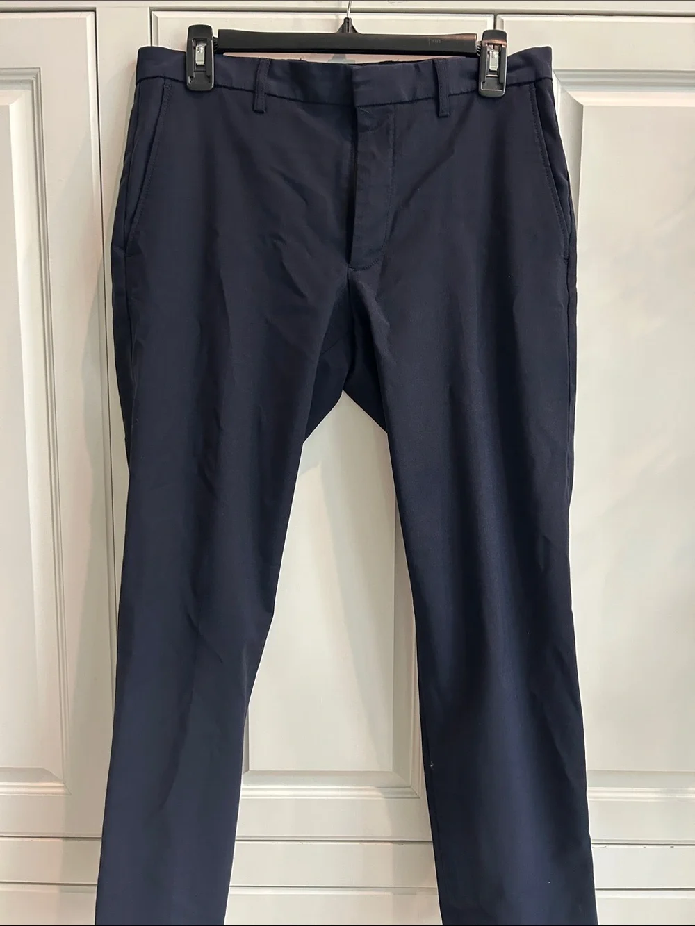 Men's J Crew Navy Thompson Dress Pants - Tapered Fit
